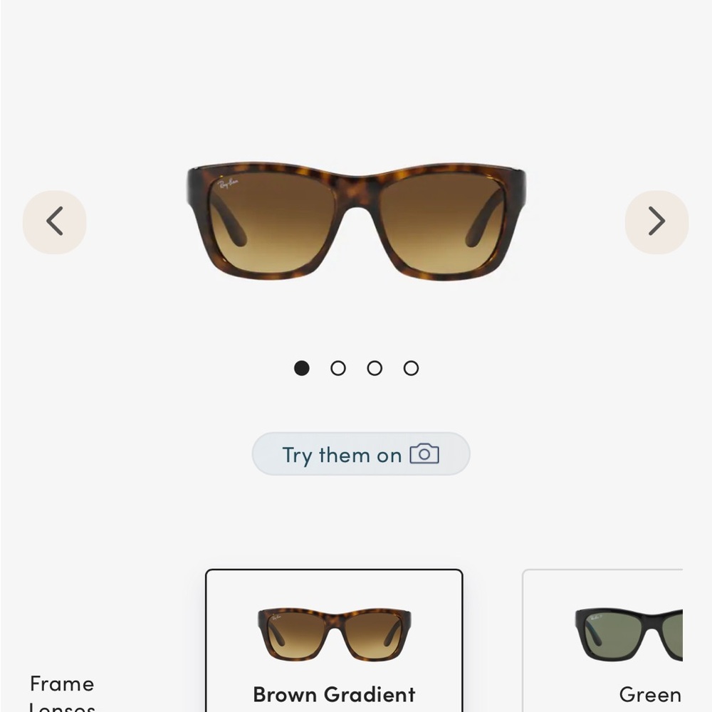 NWT Ray Ban Havana Light Unisex Wayfarer Sunglasses!